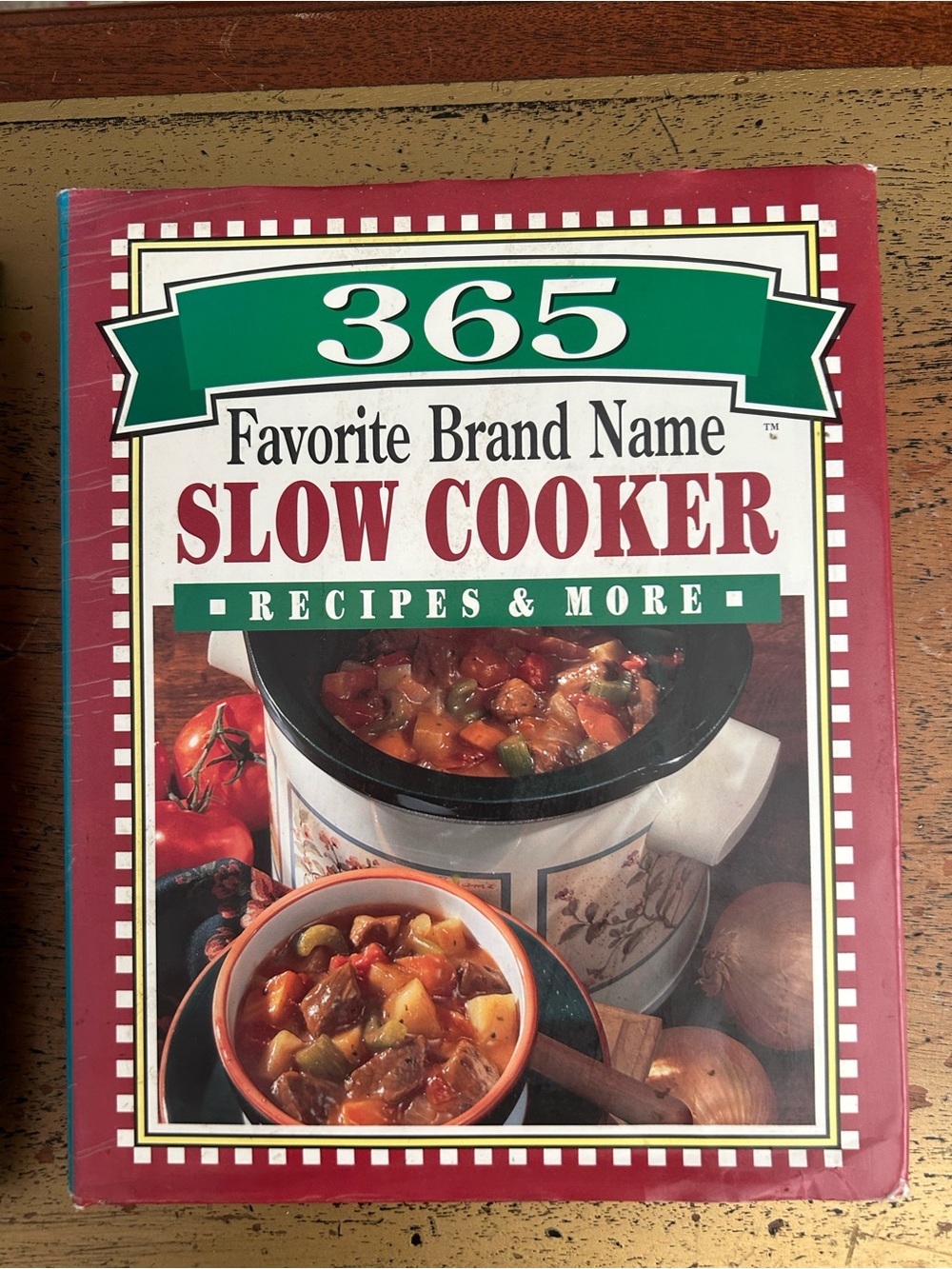 365 Favorite Brand Name Slow Cooker Recipes & More - Red Cover
